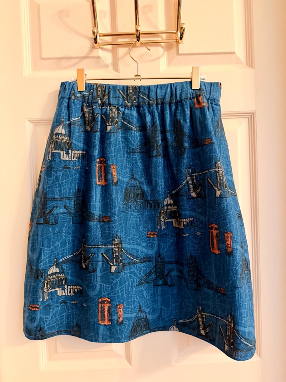 Blue cotton Boden skirt